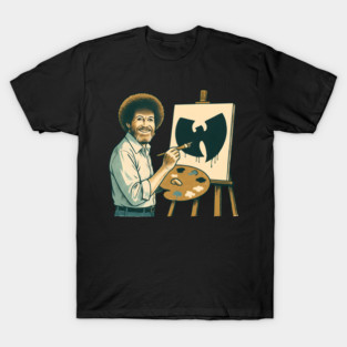 Bob Ross Painting W-u-T-ang C-lan T-Shirt