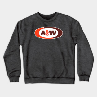 A&W Root Beer and Drive-In Restaurant Logo Crewneck Sweatshirt