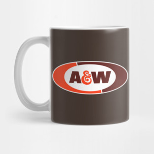 A&W Root Beer and Drive-In Restaurant Logo Mug