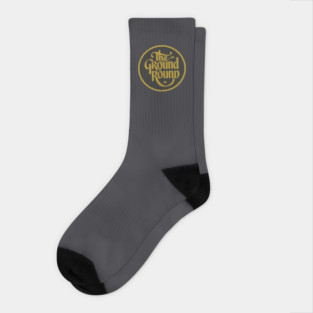 The Ground Round Restaurant and Retro Family Dining Logo Socks