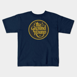 The Ground Round Restaurant and Retro Family Dining Logo Kids T-Shirt
