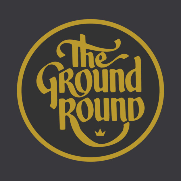 The Ground Round Restaurant and Retro Family Dining Logo by KennefRiggles