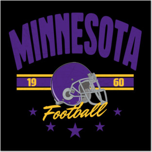 minnesota vikings football Posters and Art
