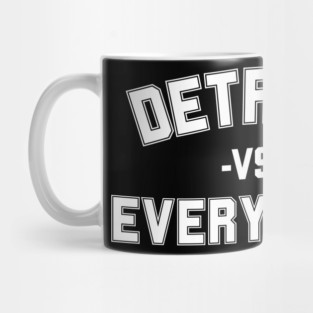 Detroit Lions vs Everybody – All Grit Mug