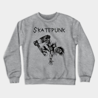 Skull of skatepunk Crewneck Sweatshirt