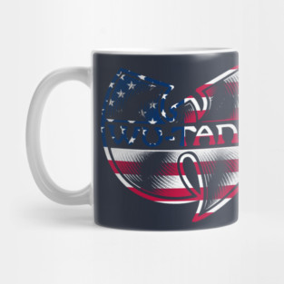 Wutang Clan USA flag tattoo Mug