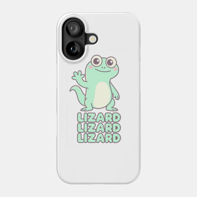Lizard Lizard Lizard Meme Phone Case by Demian Stipatio