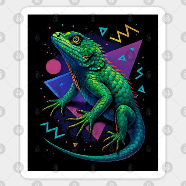 Retro Neon Emerald Swift Sticker by Reptiq's Store