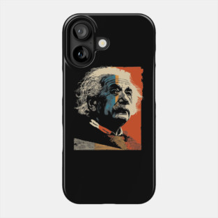 Albert Einstein Theory of Relativity Pop Art | Physics Teacher Gift Phone Case