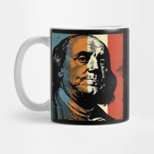 Benjamin Franklin Founding Father Pop Art | Inventor's Gift Mug