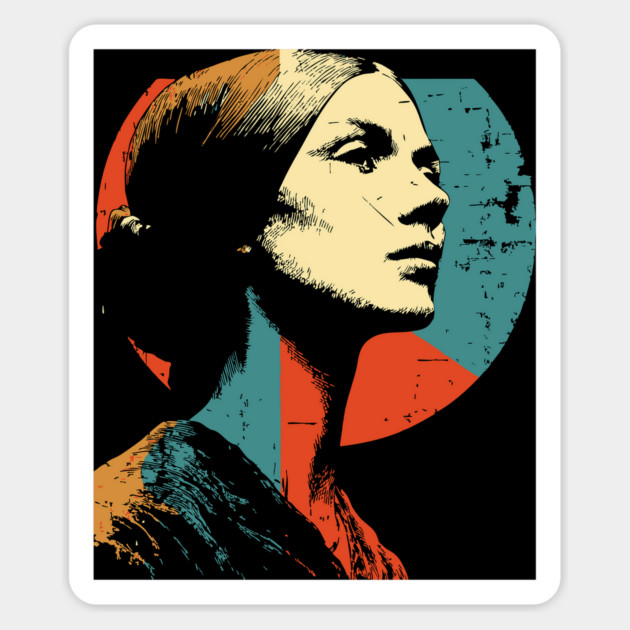 Emily Dickinson Reclusive Poet | English Literature Major Gift Magnet by TuncGK