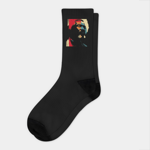 Frederick Douglass Abolitionist Orator | Civil Rights Art Socks by TuncGK