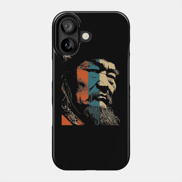 Genghis Khan Mongol Empire Founder | World History Buff Gift Phone Case by TuncGK