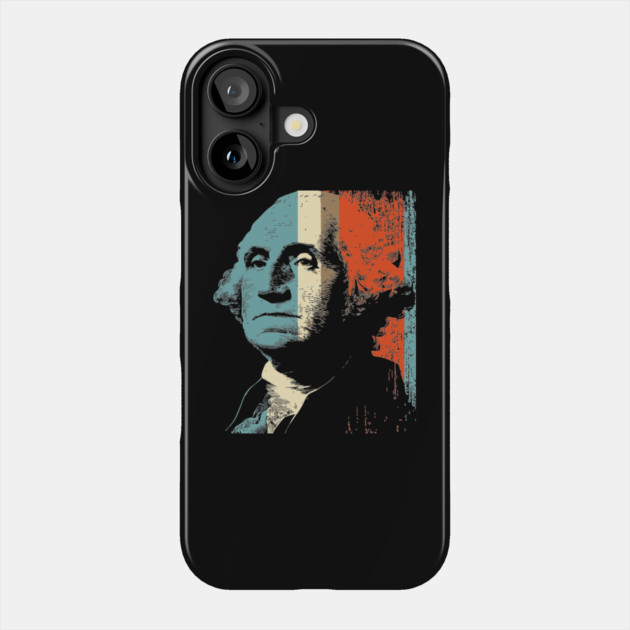 George Washington First US President | American History Gift Phone Case by TuncGK