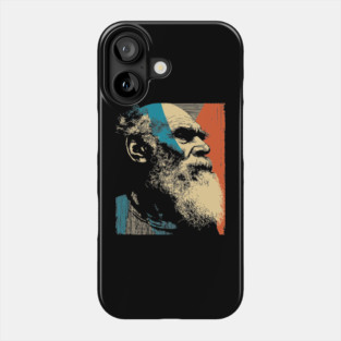 Leo Tolstoy Russian Author Portrait | Classic Literature Gift Phone Case