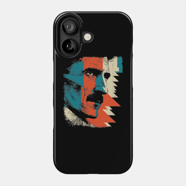 Nikola Tesla The Futurist Inventor | Electrical Engineer Gift Phone Case by TuncGK