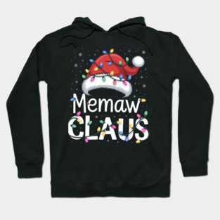 Memaw Holiday Matching Xmas Party Hoodie