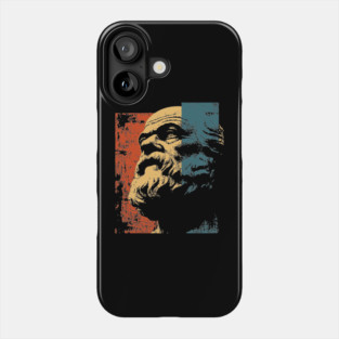 Socrates, Father of Western Philosophy | Thinker's Gift Phone Case