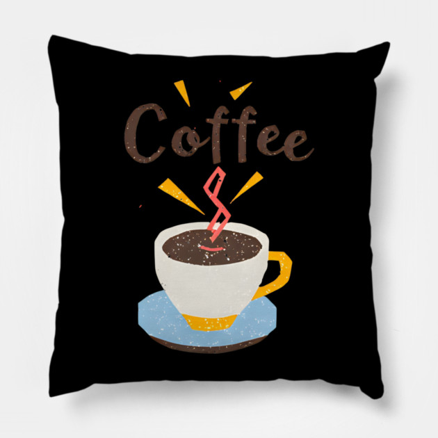 Coffee Writing Motivation Pillow by SR8891