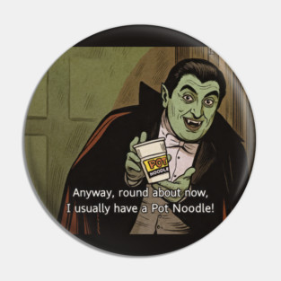 Alexei Sayle Vampire -- The Young Ones -- Fan Art Pin
