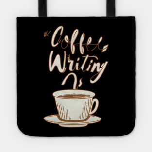 Vintage Coffee Writing Motivation Tote