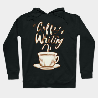 Vintage Coffee Writing Motivation Hoodie