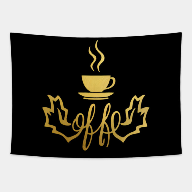 Coffee Gold  Writing Motivation Tapestry by SR8891