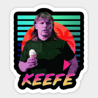 Neon Dreams // Keefe // Retro Design Sticker