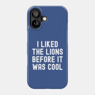 Detroit-Lions Phone Case