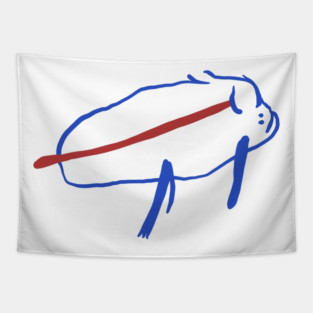 josh allen bills mafia drawing kids Tapestry