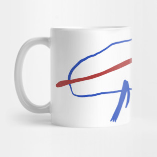 josh allen bills mafia drawing kids Mug