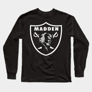 John Madden Oakland Las Vegas Raiders - stilldark #57 Long Sleeve T-Shirt