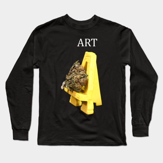 Weed as Art - Weed Design Long Sleeve T-Shirt by MrGreenGenes420