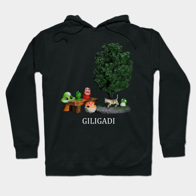 Giligadi Cute Design - Dark Shirts Hoodie by MrGreenGenes420