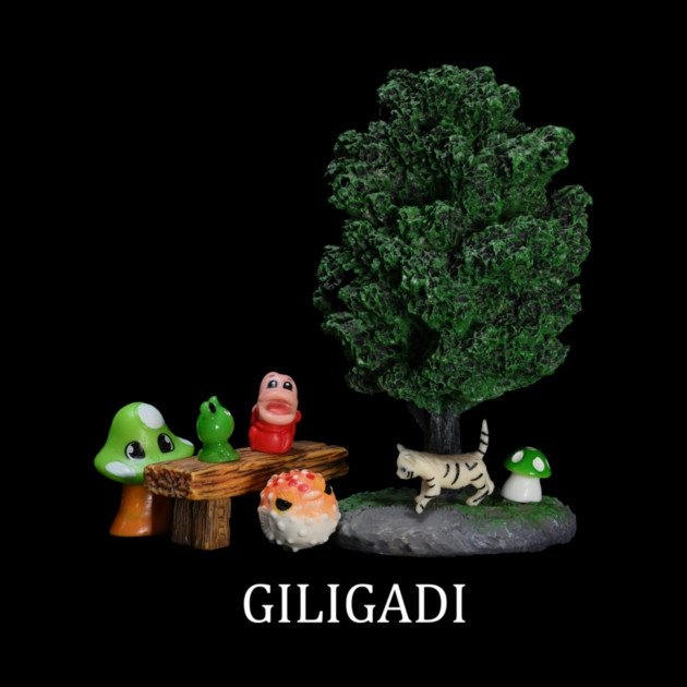 Giligadi Cute Design - Dark Shirts by MrGreenGenes420