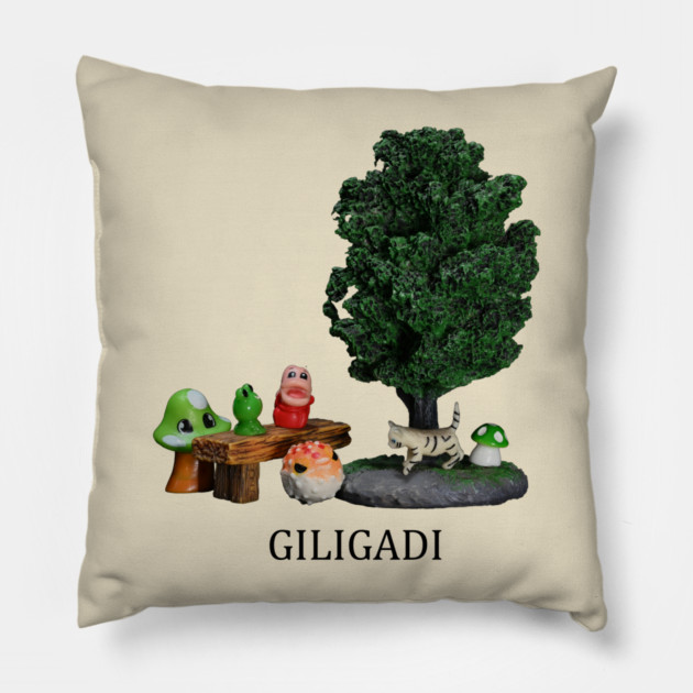 Giligadi Cute Design - Light Shirts Pillow by MrGreenGenes420