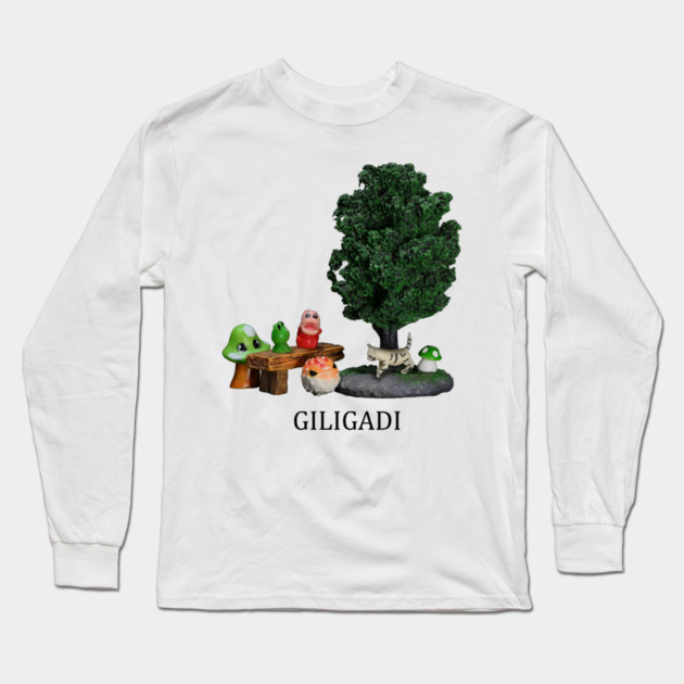 Giligadi Cute Design - Light Shirts Long Sleeve T-Shirt by MrGreenGenes420