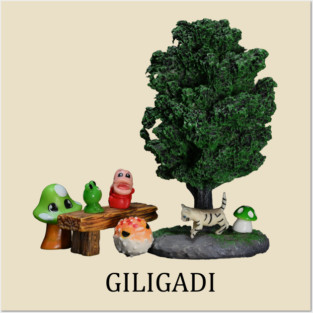 Giligadi Cute Design - Light Shirts Posters and Art