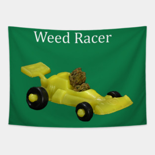Weed Racer (dark shirts) - Weed Design Tapestry