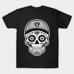 Las Vegas Raiders Sugar Skull - stilldark #76 T-Shirt