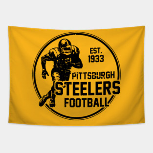 Retro Steelers Tapestry