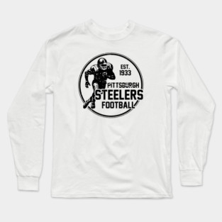 Retro Steelers Long Sleeve T-Shirt