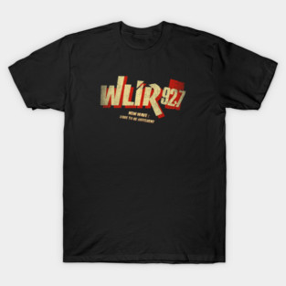 Vintage WLIR 92.7 FM Classic Radio Station T-Shirt