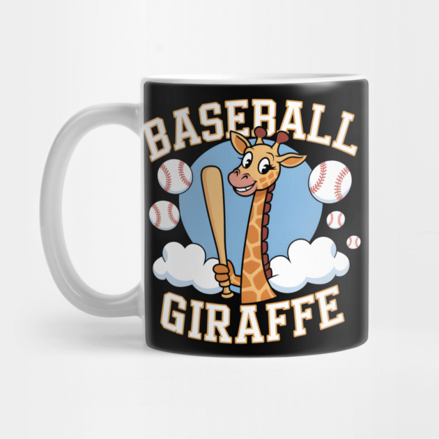 Baseball Giraffe – Funny Animal Sports Cartoon by MakerMind8.2