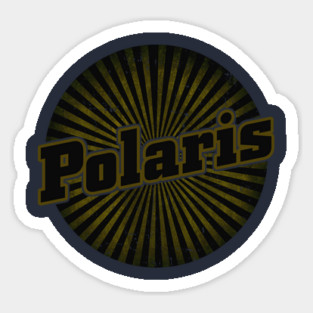 vintage - polaris Sticker