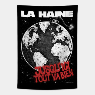 La Haine, Vincent Cassel, Cult Classic Tapestry