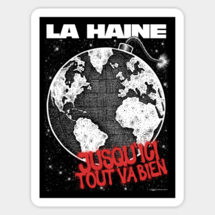 La Haine, Vincent Cassel, Cult Classic Sticker