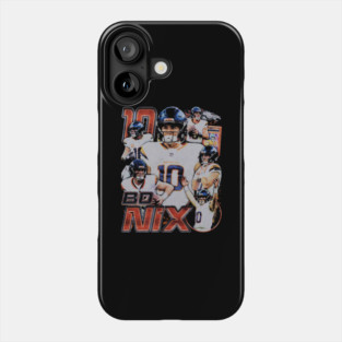 Bo Nix Card Vintage Phone Case