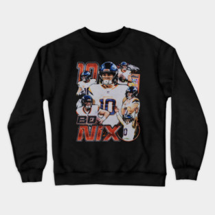 Bo Nix Card Vintage Crewneck Sweatshirt