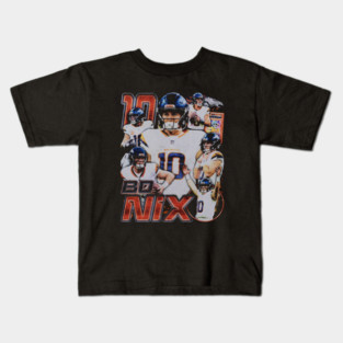 Bo Nix Card Vintage Kids T-Shirt